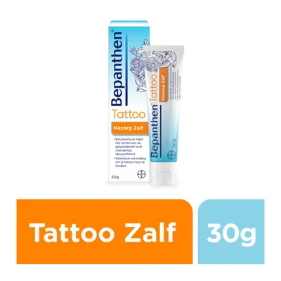 Bepanthen Tattoo Nazorg 30g - Zorg voor je tatoeage tijdens het genezingsproces